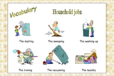 Household Jobs Vocabulary